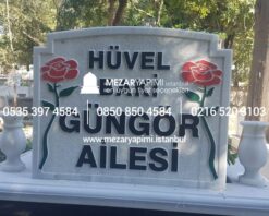 Kabartma Yazı Mermer Baştaşı - Görsel 14