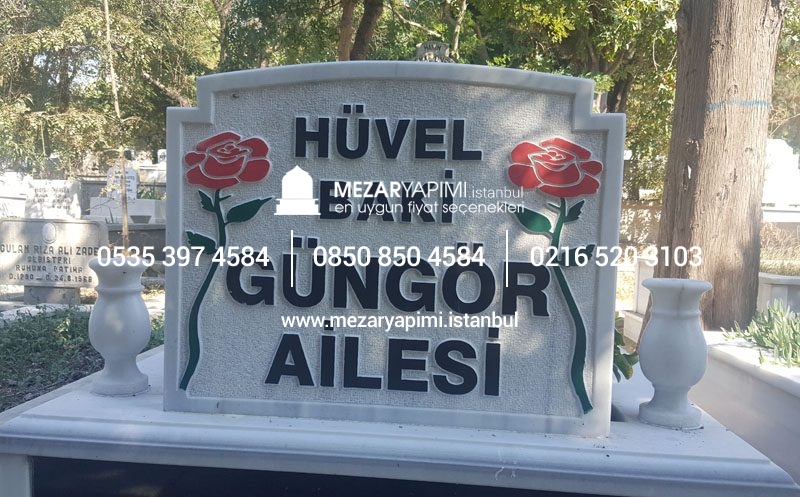 Kabartma Yazı Mermer Baştaşı - Görsel 14