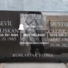 Mezar Taşı Üzerine Lazer Resim 100x60cm