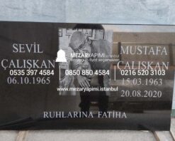 Mezar Taşı Üzerine Lazer Resim 100x60cm