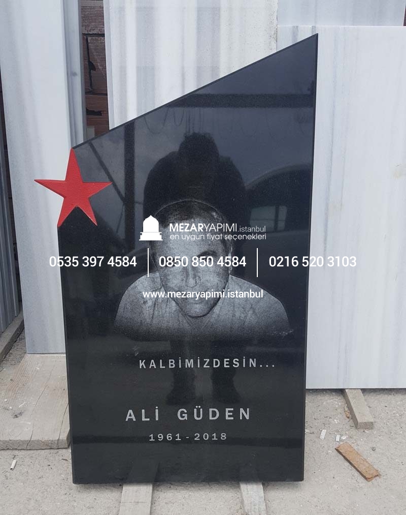 Mezar Taşı Üzerine Lazer Resim 100x60cm - Görsel 5