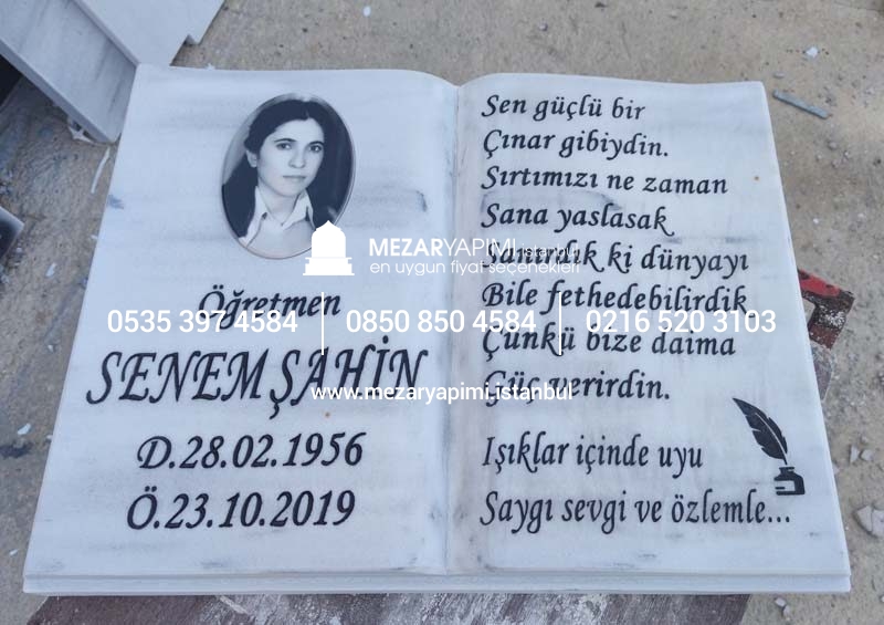 Büyük Boy Kitabe Mezar Taşı - Görsel 14