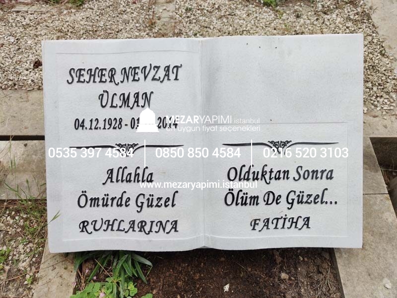 Büyük Boy Kitabe Mezar Taşı - Görsel 6