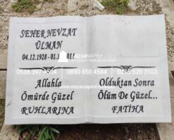 Büyük Boy Kitabe Mezar Taşı