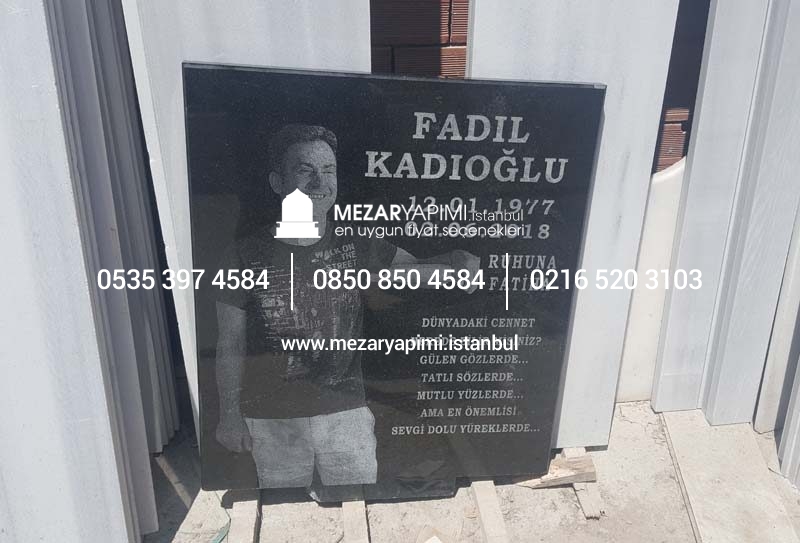Mezar Taşı Üzerine Lazer Resim 80x60cm - Görsel 5