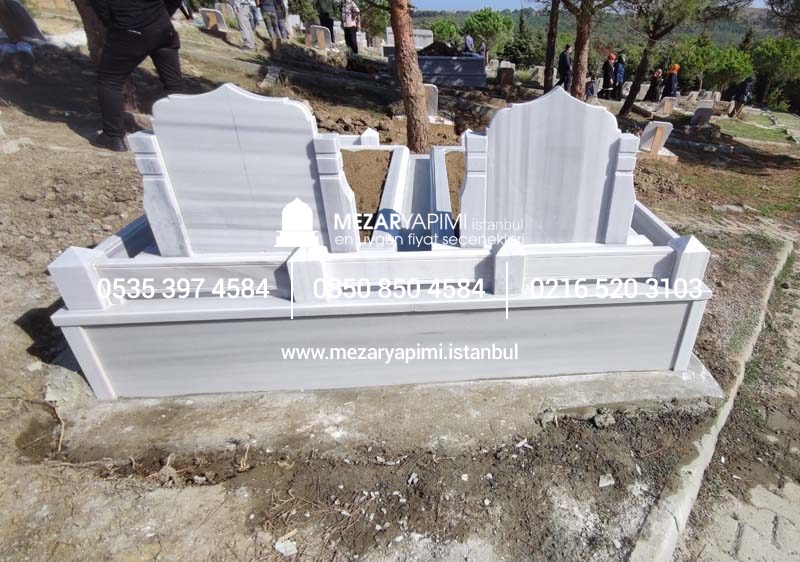 Özel Yapım Mermer Kafesli Mezar Modeli - Görsel 7
