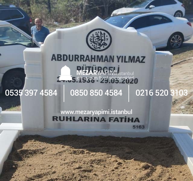 Özel Yapım Mermer Kafesli Mezar Modeli - Görsel 10