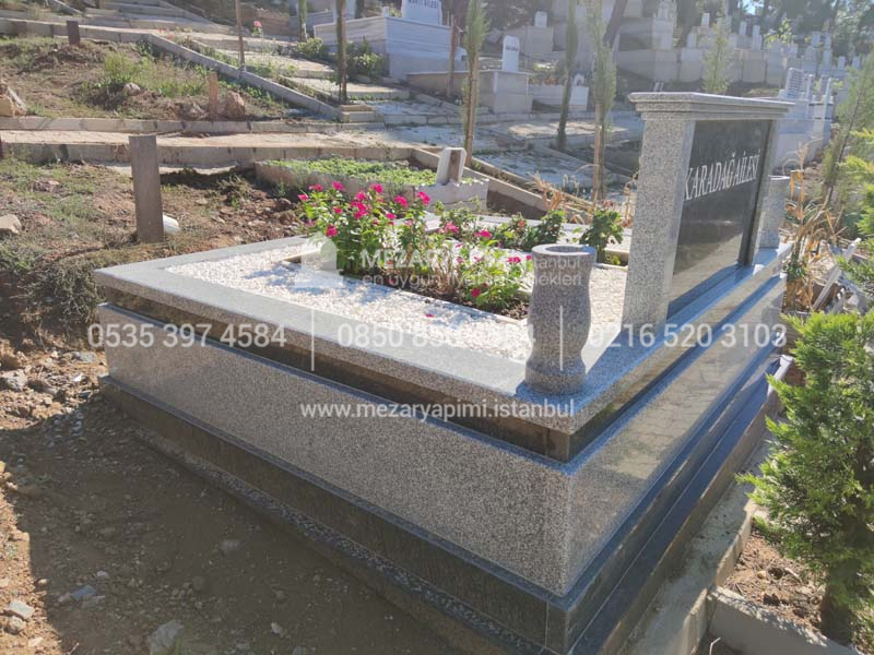 Cift Kisilik Beta Granit Komple 5cm Kalinlikta Blok Mezar 1