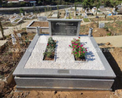 Cift Kisilik Beta Granit Komple 5cm Kalinlikta Blok Mezar 2