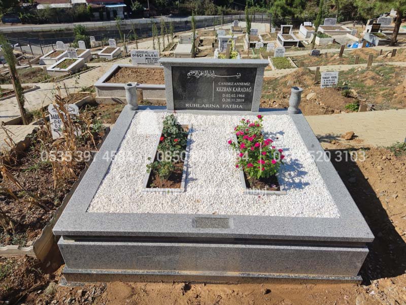 Cift Kisilik Beta Granit Komple 5cm Kalinlikta Blok Mezar 2