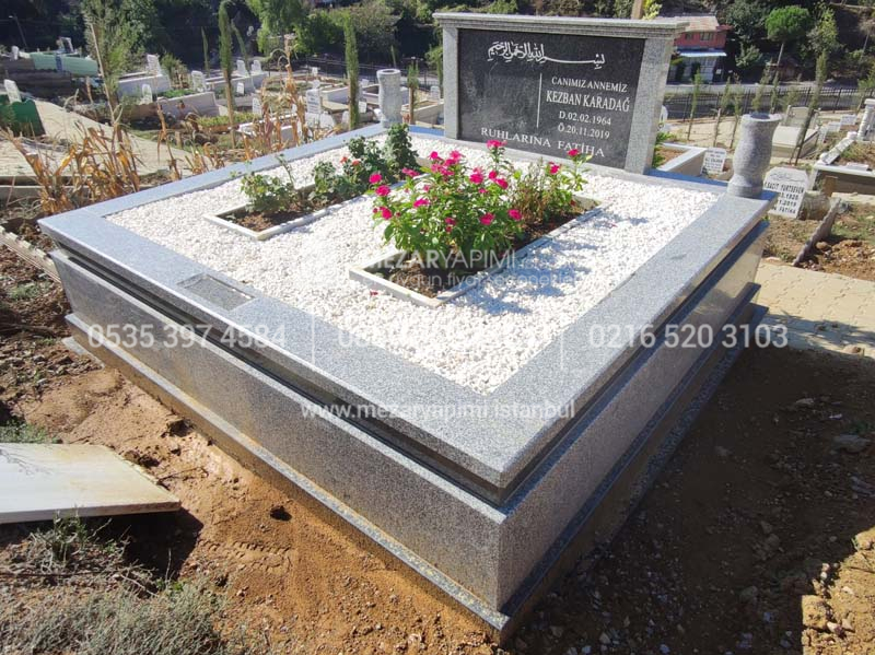 Cift Kisilik Beta Granit Komple 5cm Kalinlikta Blok Mezar 4