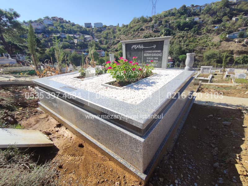 Cift Kisilik Beta Granit Komple 5cm Kalinlikta Blok Mezar 5