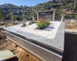 Cift Kisilik Beta Granit Komple 5cm Kalinlikta Blok Mezar 7