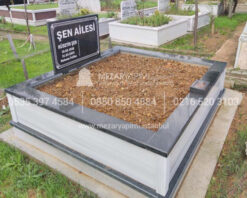 İki KiSilik BaS Tasi Kupeste Supurgelik Granit Mezar