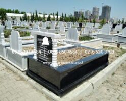 Tek Kişilik Komple Granit Mermer Sütunlu Model - Görsel 8