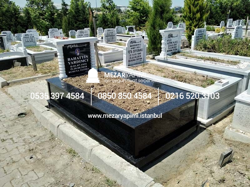 Tek Kişilik Komple Granit Mermer Sütunlu Model - Görsel 5