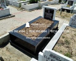 Tek Kişilik Komple Granit Mermer Sütunlu Model - Görsel 9