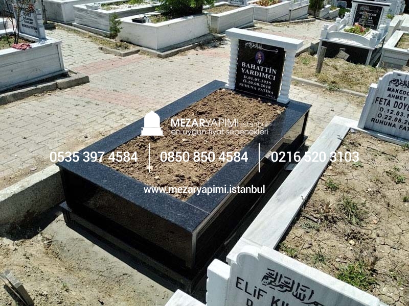 Tek Kişilik Komple Granit Mermer Sütunlu Model - Görsel 9