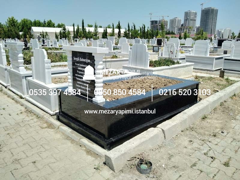 Tek Kişilik Komple Granit Mermer Sütunlu Model - Görsel 10