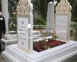 Özel Tasarım Osmanlı Tipi Mezar Modeli - Görsel 3