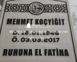 Desen İşlemeli Mermer Mezar Taşı Modelleri - Görsel 5