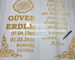 Desen İşlemeli Mermer Mezar Taşı Modelleri - Görsel 6