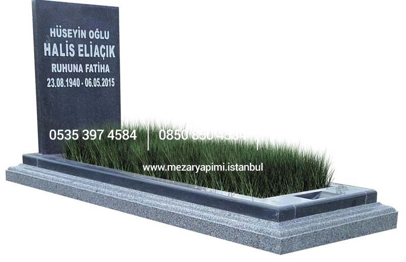 EU38 Nero Gaska ve Beta Granit Mezar - Avrupa'ya Mezar Yapımı Satışı