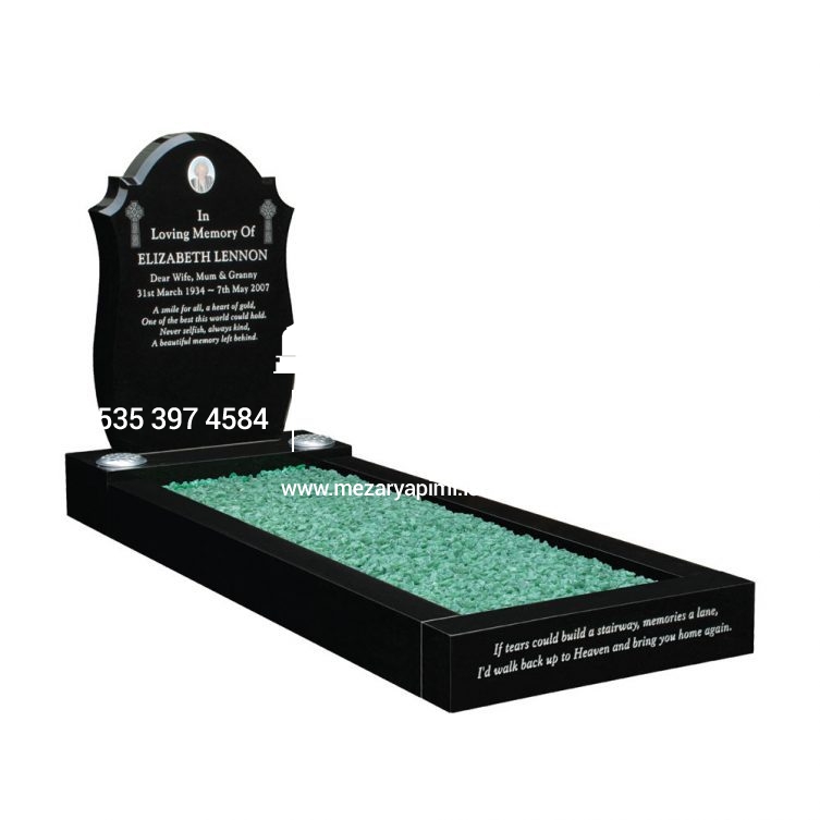 EU59 Absolute Black Granit Mezar - Avrupa'ya Mezar Satışı