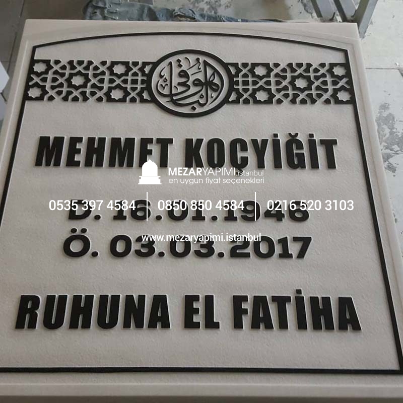 Mermer Üzerine Yazı Tasarım - Görsel 7