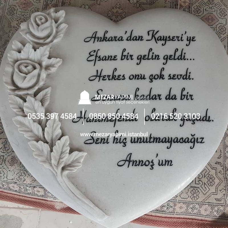 Mermer Üzerine Yazı Tasarım