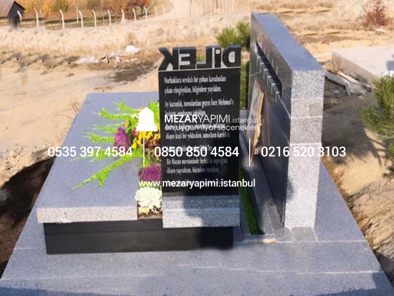 G-116 Özel Anıt Granit Mezar Modeli - Görsel 4