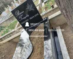 Komple 5 cm Kalınlıkta Absolute Black Siyah Granit Mezar - Görsel 3