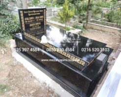 Tek Kişilik Üzeri Kapalı Komple Granit Desen İşlemeli Mezar - Görsel 10