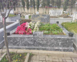 iki Kisilik Komple Siyah Mermer Mezar-7