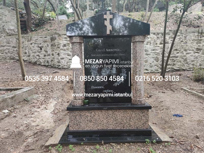 Gayrimüslim Mezar Modelleri Granit - Görsel 10