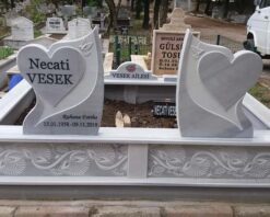 cift kisilik cnc islemeli mezar modelleri