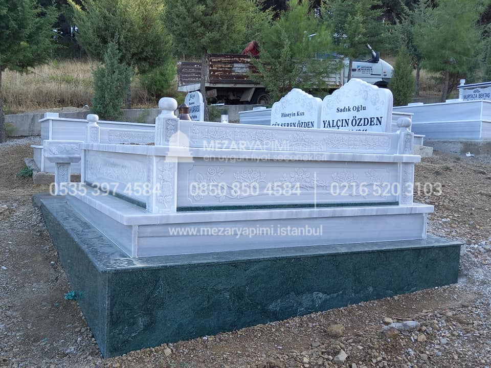 cift kisilik cnc islemeli mezar modelleri