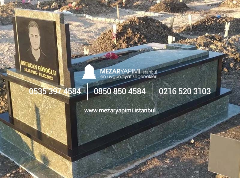 Yeşil Granit Mezar Modeli - Görsel 10