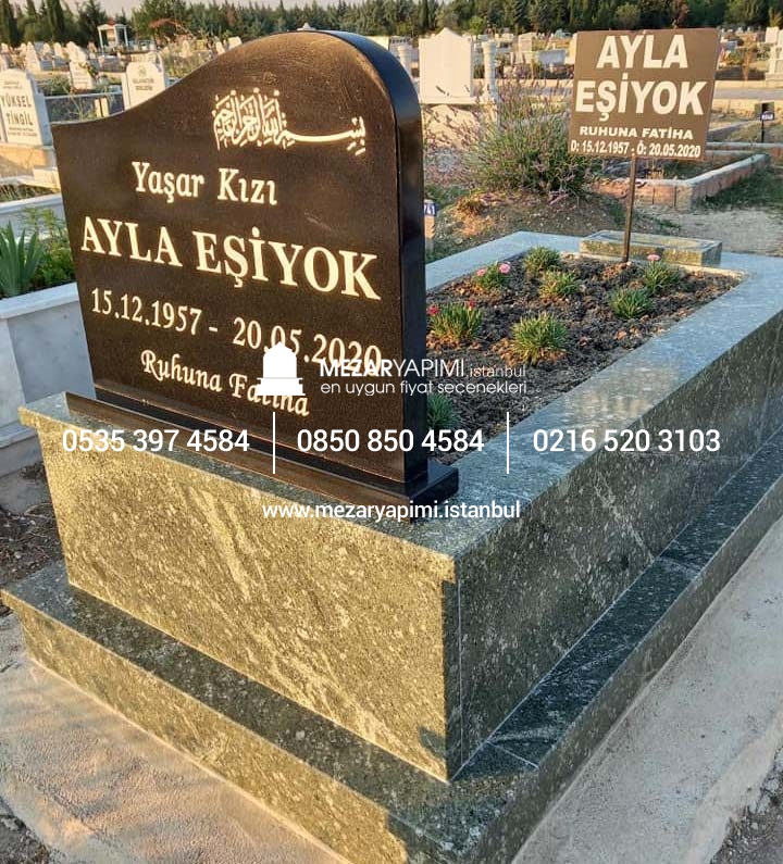 Yeşil Granit Mezar Modeli - Görsel 3
