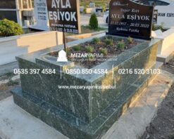 Yeşil Granit Mezar Modeli - Görsel 8