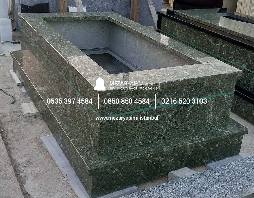 Yeşil Granit Mezar Modeli - Görsel 7