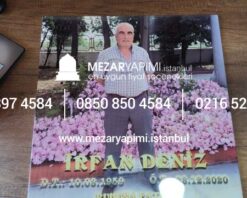 Mezar Taşına Porselen Resim Fotoğraf 50X50cm - Görsel 14