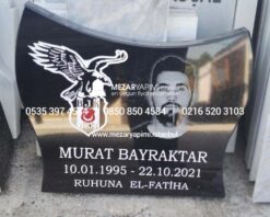 Mezar Taşı Üzerine Spor Kulübü Takım Logosu - Görsel 6