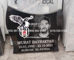 Mezar Taşı Üzerine Spor Kulübü Takım Logosu - Görsel 7