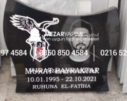 Mezar Taşı Üzerine Spor Kulübü Takım Logosu - Görsel 8