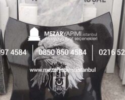 Mezar Taşı Üzerine Spor Kulübü Takım Logosu - Görsel 3