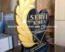 Cnc Çiçek İşlemeli Granit Mezar Taşı - Görsel 5