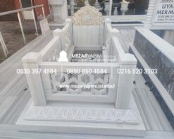 Cnc İşlemeli Kafesli Osmanlı Mezar Modeli - Görsel 6