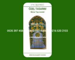 Alternative view of Cnc İşlemeli Özel Tasarım Mezar Taşı
