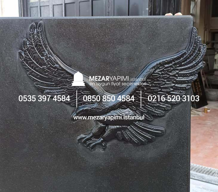 Kartal Figürlü Mezar Taşı - Görsel 6
